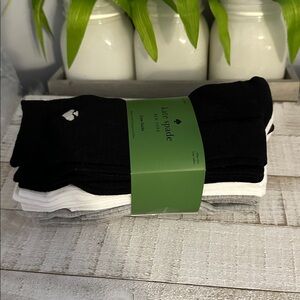 Nwt Kate spade set of 6 pairs crew socks